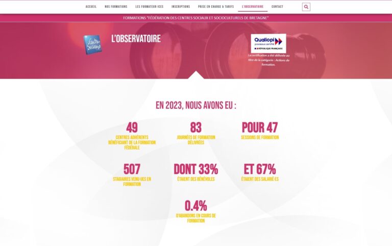 espace formation de la fédération des centres sociaux de bretagne à rennes